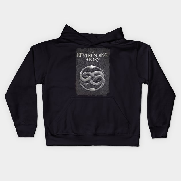 Neverending Story - Snake Symbol Kids Hoodie by WHITE ANGEL STUDIO